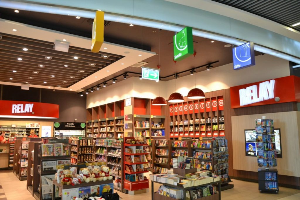 Relay store at Budapest Airport